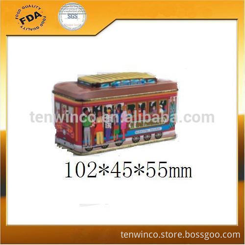 Unique Portable Bags For Gift Sand Toys Tin Boxes,Car Shape Tin Box